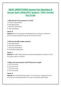 BASIC ARRHYTHMIA Sentara Test Questions & Answer Bank &lpar;2026&sol;2027 Update&rpar; &vert; 100&percnt; Verified Pass Guide