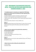 SCTE - BROADBAND TELECOMCENTER SPECIALIST &lpar;BTCS&rpar; - FACILITIES SECTION EXAM QUESTIONS AND ANSWERS GRADED A&plus; 2026