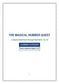 The Magical Number Quest&colon; A Quest Adventure through Numbers 1 to 10 &vert; Math Games &vert; Math Activities &vert; Math Practice &vert; Math Adventure &vert; Math Worksheets