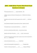 &lpar;2025 &ndash; 2026&rpar; Barber Practice State Board Exam &NewLine;Questions & Answers  