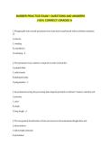 BARBER PRACTICE EXAM 1 QUESTIONS AND ANSWERS  &NewLine;&lpar;100&percnt; CORRECT&rpar; GRADED A