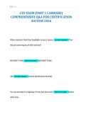 LTO EXAM &lpar;PART 1 CARWAHE&rpar;&NewLine;COMPREHENSIVE Q&A FOR CERTIFICATION&NewLine;SUCCESS 2026