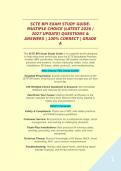 SCTE BPI EXAM STUDY GUIDE- MULTIPLE CHOICE &lpar;LATEST 2026 &sol; 2027 UPDATE&rpar; QUESTIONS & ANSWERS &vert; 100&percnt; CORRECT &vert; GRADE A&NewLine;