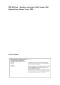 NSG 3160 Exam 1 Questions And Correct Verified Answers With Rationales New Updated Version 2026