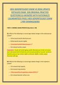 HESI GERONTOLOGY EXAM V2 2026 UPDATE &NewLine;DETAILED EXAM 200 ORIGINAL PRACTICE &NewLine;QUESTIONS & ANSWERS WITH RATIONALES&NewLine;&vert;GUARANTEED PASS&vert; HESI GERONTOLOGY EXAM&NewLine;&vert; PDF DOWNLOADED