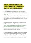 NUR 546 EXAM 2 QUESTIONS AND&NewLine;ACCURATE ANSWERS VERIFIED FULL&NewLine;SOLUTION RESOURCE GRADED A&plus;