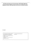 ATI RN Comprehensive Proctored Exam 2023 With NGN New Updated Version 2026 Questions And Correct Verified Answers