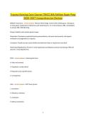 Trauma Nursing Core Course &lpar;TNCC&rpar; 8th Edition Exam Prep 2026&ndash;2027 Comprehensive Review