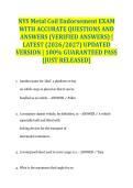 NYS Metal Coil Endorsement EXAM WITH ACCURATE QUESTIONS AND ANSWERS &lpar;VERIFIED ANSWERS&rpar; &vert; LATEST &lpar;2026&sol;2027&rpar; UPDATED VERSION &vert; 100&percnt; GUARANTEED PASS &lbrace;JUST RELEASED&rcub;