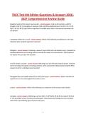 TNCC Test 8th Edition Questions & Answers 2026&ndash;2027 Comprehensive Review Guide&period;