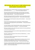 CMT-210 Exam with all Correct & 100&percnt; Verified Answers &vert;Latest Update &vert;Guaranteed to Pass