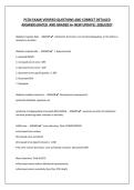 PCCN EXAM&vert;VERIFIED QUESTIONS AND CORRECT DETAILED &NewLine;ANSWERS&vert;RATED  AND GRADED A&plus; NEW UPDATE&vert; 2026&sol;2027 