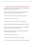 EECS 281&colon; Final Exam &vert; UPDATED Questions with 100&percnt; Correct Answers&NewLine;