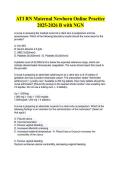 ATI RN Maternal Newborn Online Practice  &NewLine;2025-2026 B with NGN 