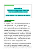 Test Bank for Supplement to Taxation for Decision Makers 2017 Edition by Shirley Dennis-Escoffier & Karen A&period; Fortin &vert; Tax Cuts and Jobs Act &lpar;TCJA&rpar; Updates &vert; Complete Study Guide