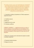 WGU D582 OA EXAM &sol; ACTUAL WGU D582 OBJECTIVE ASSESSMENT EXAM TEST BANK 2026&sol;2027 PRACTICE QUESTIONS ACCURATE EXAM COMPLETE REAL QUESTIONS WITH WELL ELABORATED SOLUTIONS AND DETAILED RATIONALES &lpar;100&percnt; CORRECT VERIFIED ANSWERS&rpar; CURRENTLY UPDATED VERSION 2026