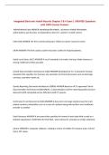 Integrated Electronic Health Records Chapter 3 & 4 Exam &vert; UPDATED Questions with 100&percnt; Correct Answers