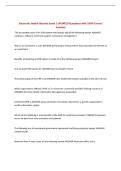 Electronic Health Records Exam &vert; UPDATED Questions with 100&percnt; Correct&NewLine;Answers