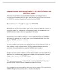 Integrated Electronic Health Records Chapters 9 & 10 &vert; UPDATED Questions with 100&percnt; Correct Answers