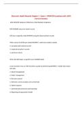 Electronic Health Records Chapter 1 - Exam &vert; UPDATED Questions with 100&percnt; Correct Answers
