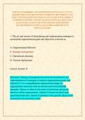 POLICE LEADERSHIP AND ADMINISTRATION EXAM 2 ACTUAL 2026&sol;2027 PRACTICE QUESTIONS COMPLETE 100 CURRENT AND MOST TESTED QUESTIONS FROM PAST EXAMS WITH CORRECT VERIFIED ANSWERS AND DETAILED RATIONALES &lpar;RELIABLE SOLUTIONS&rpar; LATEST UPDATED VERSION 2026 EDITION &vert;