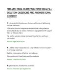 NUR 641 E FINAL EXAM FINAL PAPER 2026 FULL&NewLine;SOLUTION QUESTIONS AND ANSWERS 100&percnt;&NewLine;CORRECT
