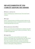 NUR 641E EXAMINATION SET 2026&NewLine;COMPLETE QUESTIONS AND ANSWERS