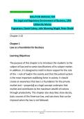 Test Bank & Solution Manual for The Legal and Regulatory Environment of Business 19th Edition by Marisa Pagnattaro&comma; Daniel Cahoy&comma; Julie Manning Magid & Peter Shedd &vert; Chapters 1&ndash;22 Complete &vert; Latest Updated 2025&ndash;2026