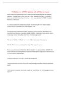FIN 301 Exam 1 &vert; UPDATED Questions with 100&percnt; Correct Answers&NewLine;