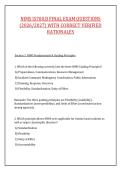 NIMS IS700&period;B FINAL EXAM QUESTIONS &NewLine;&lpar;2026&sol;2027&rpar; WITH CORRECT VERIFIED &NewLine;RATIONALES