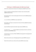 FIN 301 Exam 3 &vert; UPDATED Questions with 100&percnt; Correct Answers&NewLine;