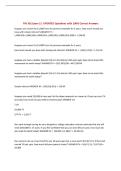 FIN 301 Exam 2 &vert; UPDATED Questions with 100&percnt; Correct Answers&NewLine;