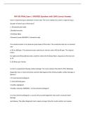 FNP 593 FINAL Exam &vert; UPDATED Questions with 100&percnt; Correct Answers&NewLine;