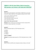 AMMO-51-MV-DL Naval Motor Vehicle Inspection &ndash; 200 Questions and Answers with Rationales 2026&sol;2027