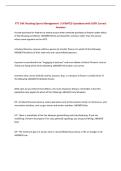FTT 240 Shooting Sports Management &vert; UPDATED Questions with 100&percnt; Correct Answers