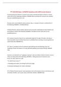 FTT 240-9554 Exam &vert; UPDATED Questions with 100&percnt; Correct Answers&NewLine;