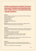 ATI RN Comprehensive Predictor Bundle &lpar;Updated 2026&rpar; &vert; Forms A&comma; B&comma; C & NGN