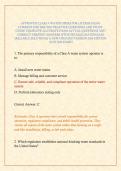APPROVED CLASS A WATER OPERATOR LICENSE EXAM CURRENT FOR 2026&sol;2027 PRACTICE QUESTIONS AND STUDY GUIDE COMPLETE ACCURATE EXAM ACTUAL QUESTIONS AND CORRECT VERIFIED ANSWERS WITH DETAILED RATIONALES &lpar;RELIABLE SOLUTIONS&rpar; A NEW UPDATED VERSION 2026 EDITION &vert;JU