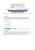 WGU D564 Exam Study Guide &lpar;Latest Update 2026 &sol; 2027&rpar; Theories of Personality &vert; Questions & Verified Answers &vert; 100&percnt; Correct &vert; Grade A &lpar;Verified Answers&rpar;