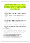 NEW HESI RN FUNDAMENTALS 2 FILES &NewLine;REAL 2026-2027 QUESTIONS & ANSWERS &vert; &NewLine;COMPLETE 180 QS TEST BANK &vert; HESI RN &NewLine;FUNDAMENTALS 