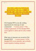 CSA W47&period;1 & CSA W59 Welding Certification Exam 2026-2027&colon; The Complete Study Guide with 200&plus; Verified Practice Questions and Expert Answers &vert; Covers Structural Steel Welding&comma; Procedure Qualification&comma; Inspection&comma; and Canadian Welding Bureau Standards