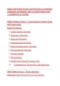 NR601 Final Exam Prep &vert; Primary Care of the Maturing & Aged Family Practicum &vert; 100 Practice Questions&comma; Answers & Rationales
