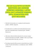 PSI Life Exam WITH ACCURATE QUESTIONS AND ANSWERS &lpar;VERIFIED ANSWERS&rpar; &vert; LATEST &lpar;2026&sol;2027&rpar; UPDATED VERSION &vert; 100&percnt; GUARANTEED PASS &lbrace;JUST RELEASED&rcub;