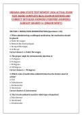 INDIANA QMA STATE TEST NEWEST 2026 ACTUAL EXAM &NewLine;TEST BANK&vert; COMPLETE REAL EXAM QUESTIONS AND &NewLine;CORRECT DETAILED ANSWERS &lpar;VERIFIED ANSWERS&rpar; &NewLine;ALREADY GRADED A&plus; &lpar;BRAND NEW&excl;&excl;&rpar; 