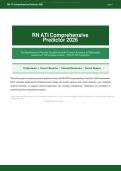 RN ATI Comprehensive &NewLine;Preḋictor 2026 