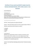 Club Pilates CP Exam Actual Exam 2026&sol;2027 Complete Exam-Style Questions with Detailed Rationales &vert; 100&percnt; Verified &vert; Graded A&plus; &vert; Pass Guaranteed