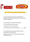 NSG 554&comma; Bundled Exam&comma; Complete Exam Questions and Answers Study Guide