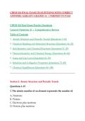 CHEM 104 FINAL EXAM 130 QUESTIONS WITH CORRECT ANSWERS ALREADY GRADED A&plus; &vert;VERIFIED TO PASS