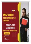 INV4801 ASSIGNMENT 2 2026 - COMPLETE ANSWERS