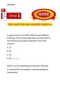 CPAN Questions and Answers &ndash; Graded A&plus; Comprehensive Certification Study Guide
